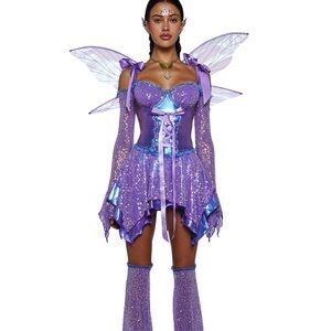 CYBER FAIRY COSTUME SET (never worn in original packaging)
